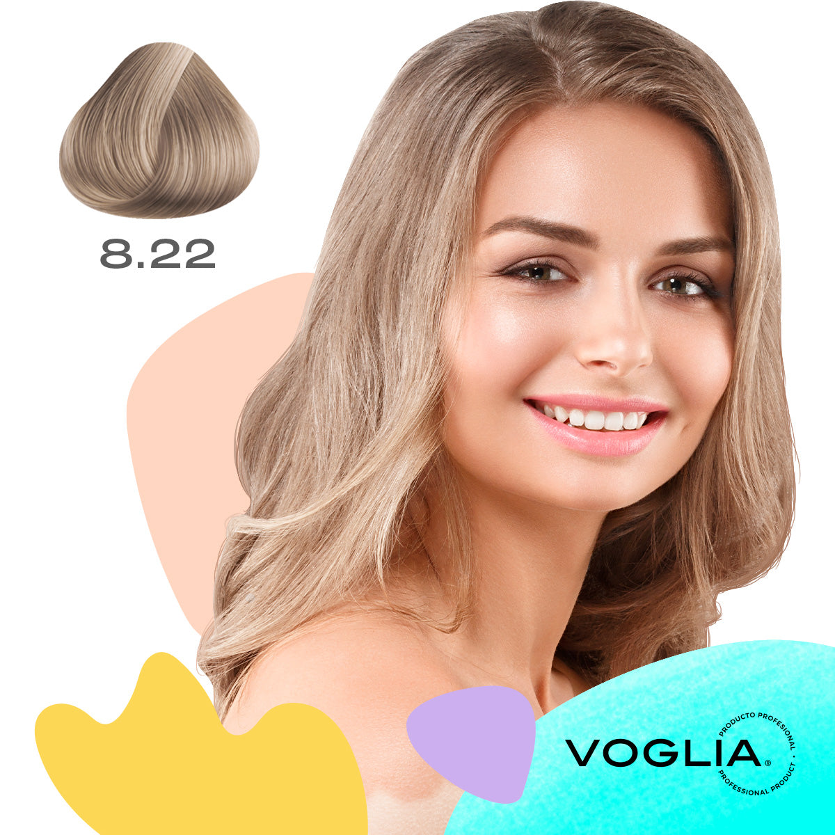 Tinte cabello 8.22 Perlado